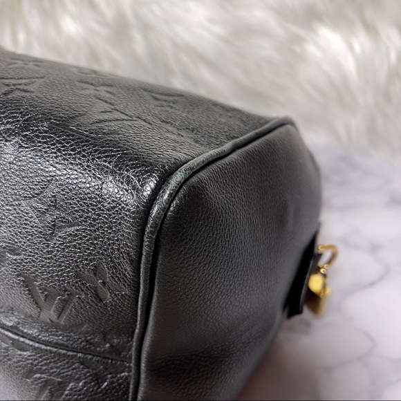 Louis Vuitton Monogram Empreinte Speedy 30 Noir - Picture 6 of 16
